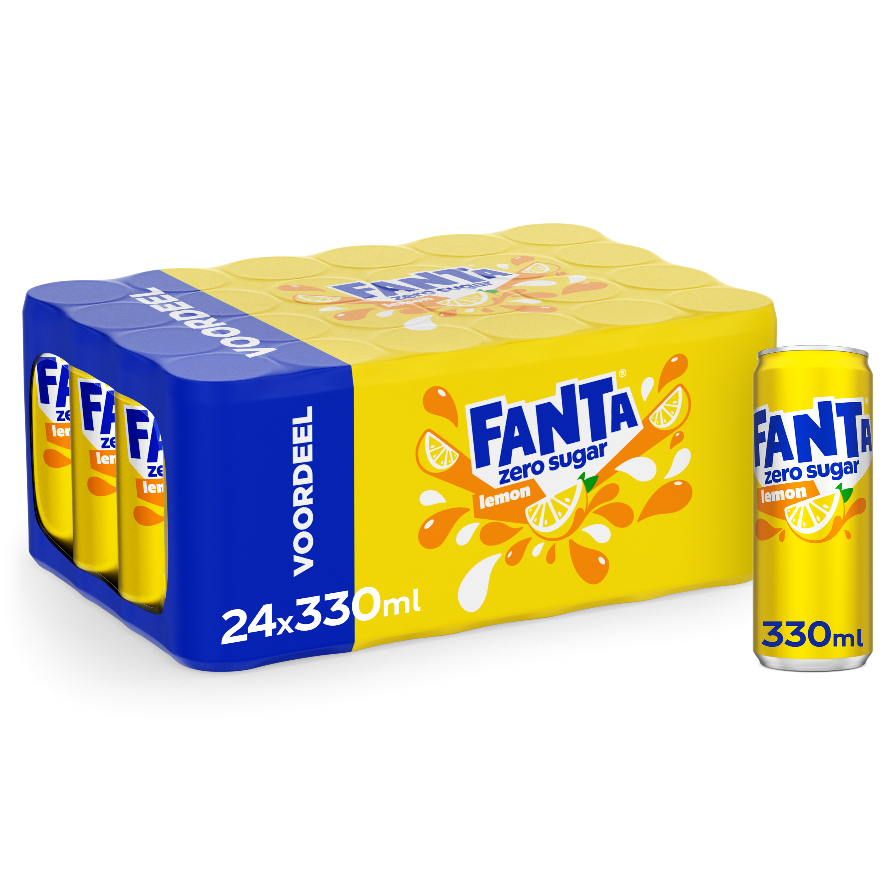 fanta lemon tray 24x33 cl blik - Afbeelding 2