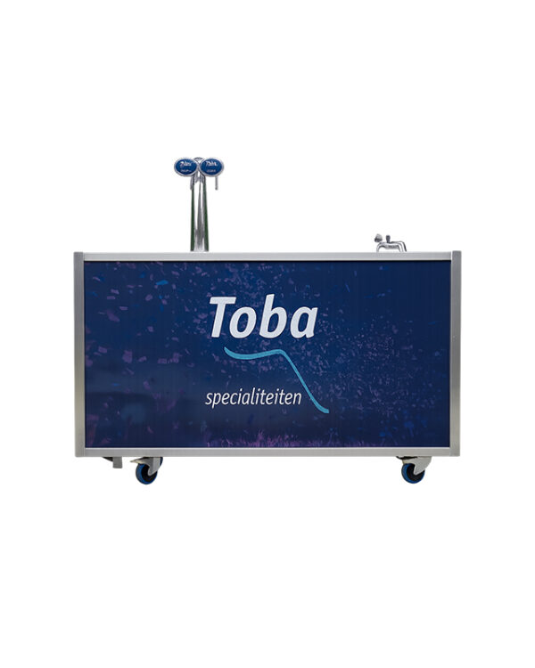 Huur Mobilebar - 2 meter | 2 Taps met spoelbak
