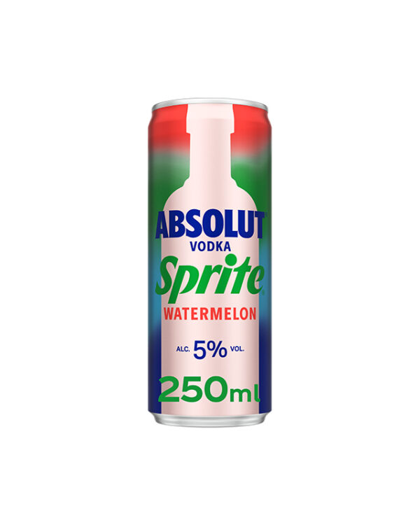 Absolut Watermeloen Sprite Blik 12 x 25cl