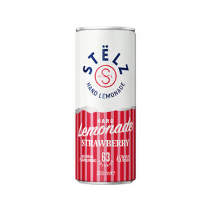 Stëlz Lemonade Strawberry 12x25cl – Aardbei drank met 4,5% alcohol