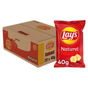 Lay's Naturel Chips 20 x 40 gram