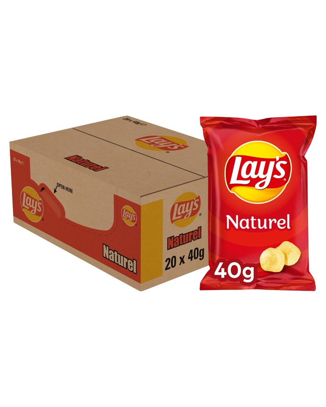Lay's Naturel Chips 20 x 40 gram
