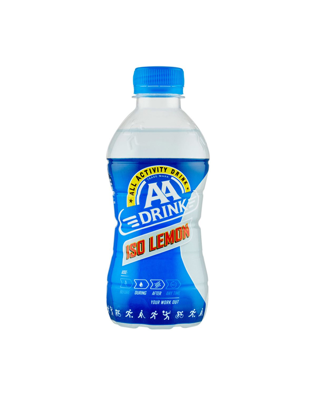 AA Drink Iso Lemon – 24 PET-flesjes van 33 cl