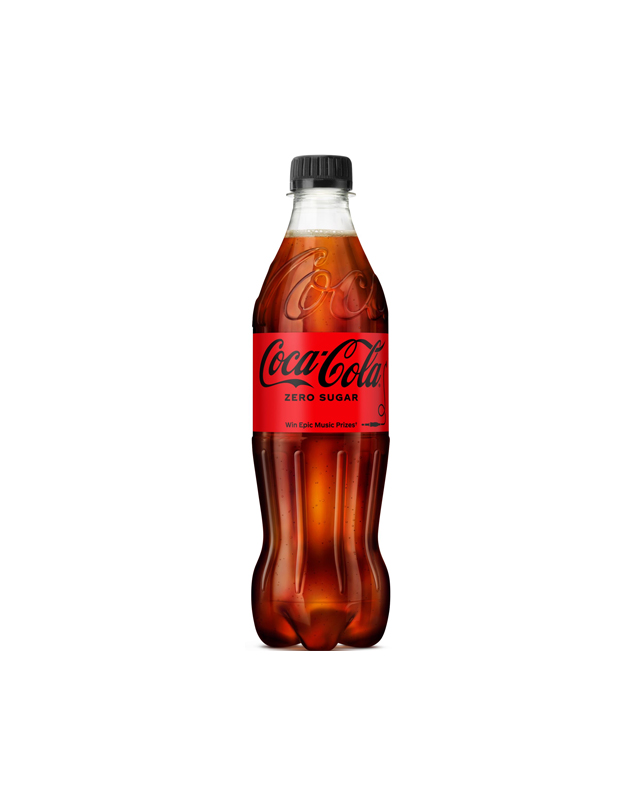Coca-Cola Zero Sugar – 12 PET-flessen van 50 cl