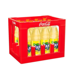 Fanta Lemon (D) – krat met 12 PET-flessen van 1 liter
