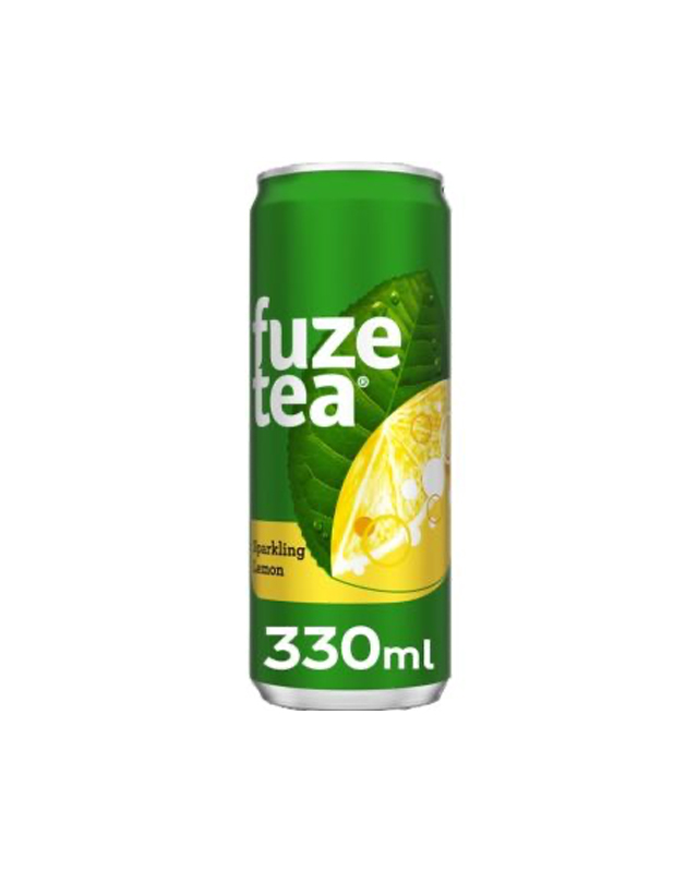 Fuze Tea Sparkling Lemon – 24 blikjes van 33 cl